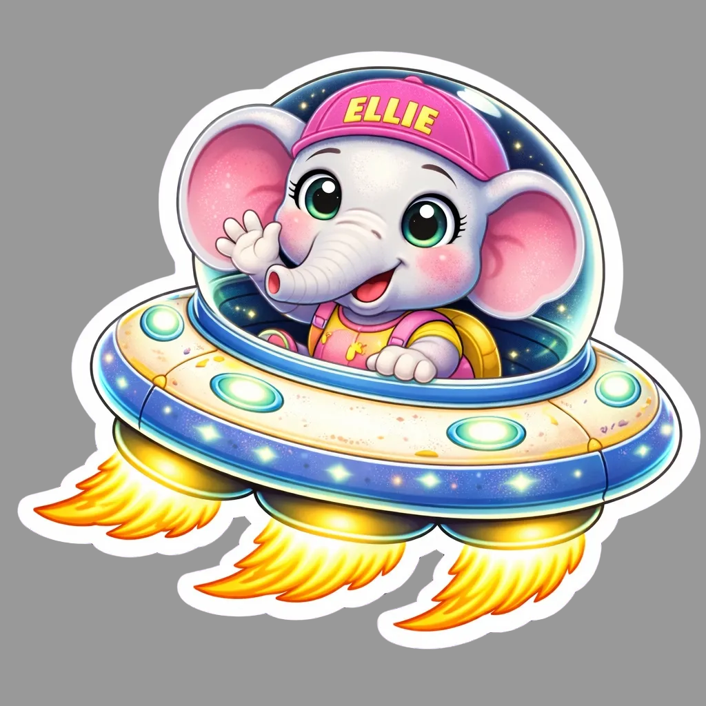 ellie glow galaxy crew glow decal