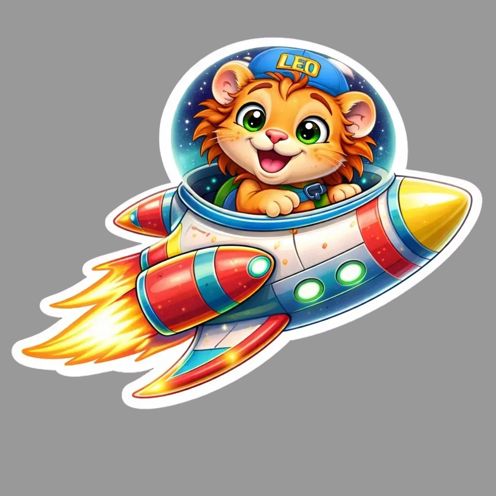 leo glow galaxy crew glow decal